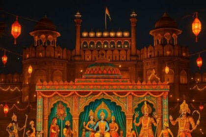 Ramlila at Delhi Fort. Showcasing the Cultural Heritage of India