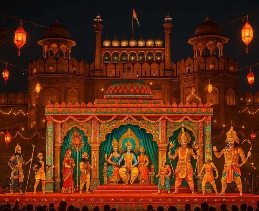 Ramlila at Delhi Fort. Showcasing the Cultural Heritage of India