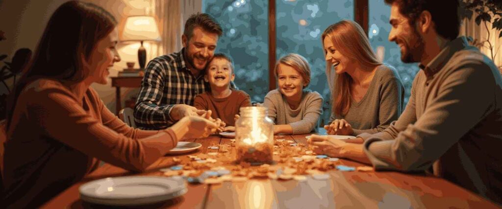 thanksgiving for the memories family gratitude jar tradition