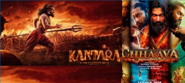 Kantara Chapter 1 and Chhaava Poster