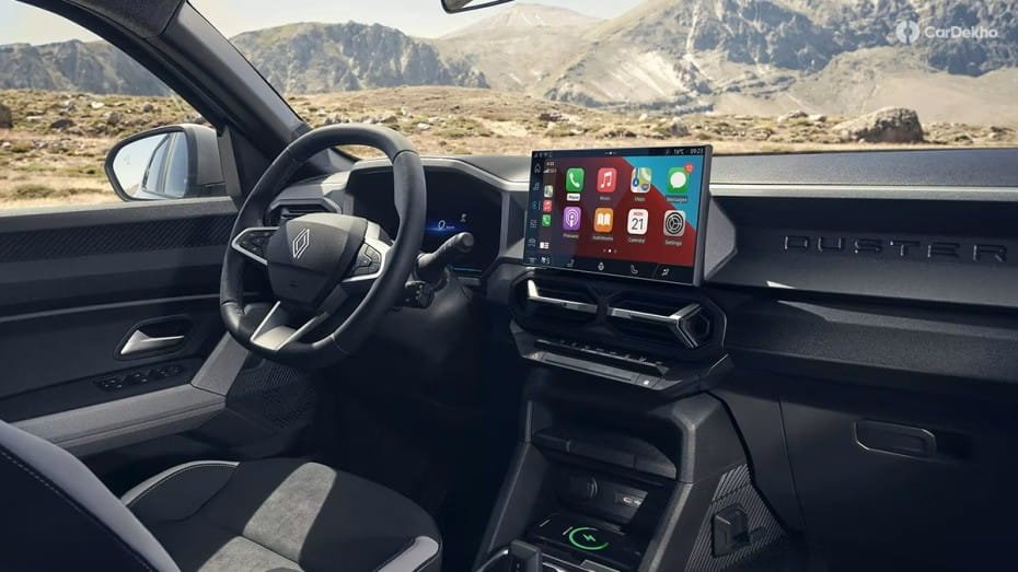 Renault Duster 2026 featuring large touchscreen