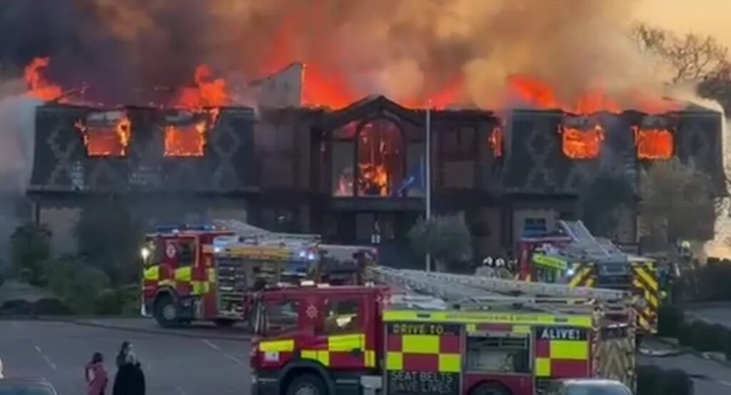 The fire at West Essex Golf Club