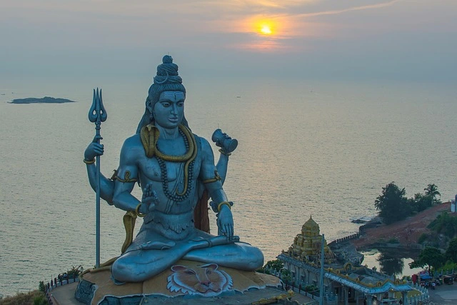 Maha shivratri 2026 wishes - Large statue of Lord Shiva holding a trident.