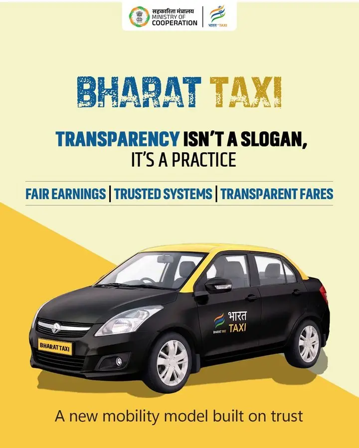 Bharat Taxi: India’s First Cooperative Taxi Service Launched